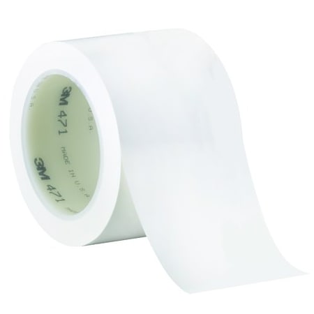 3M 3'' x 36 yds. White 3M 471 Vinyl Tape, 12PK BUY00023370